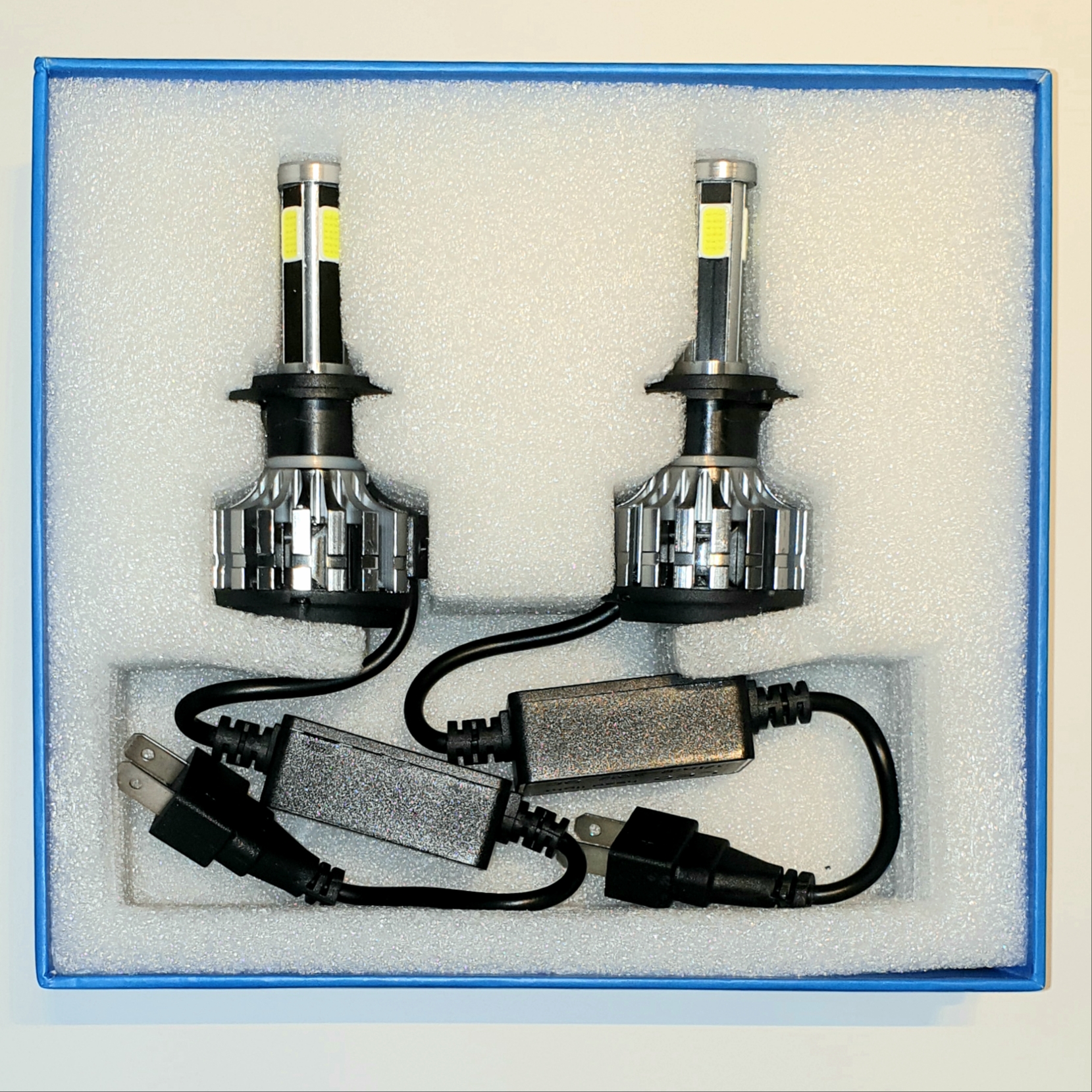 LED D6 autožárovka H1 360° 4200LM 2x32w 4xLED 6000K - sada 2ks