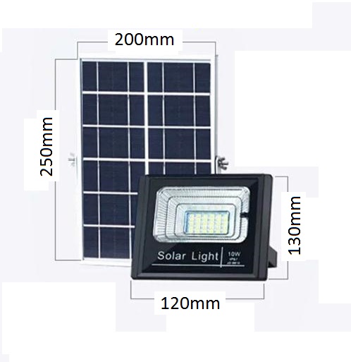 Solární LED světlo 49LED 50W 120° s dálkovým ovládáním