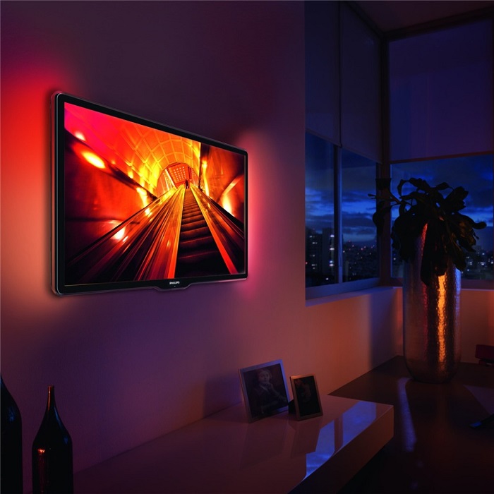 LED RGB pásek za TV a PC, délka 2x1,5m