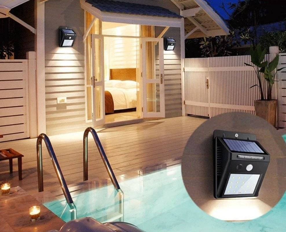 Solární světlo s detektorem pohybu 20 LED 40W 120°