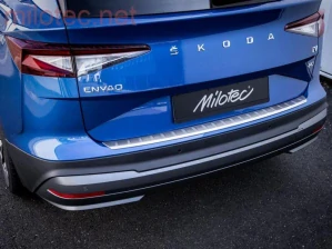 Práh pátých dveří s výstupky, Alu Brush - matný, Škoda Enyaq, od r.v. 2020