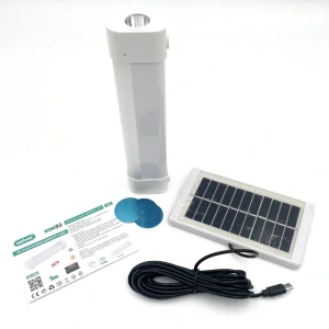 VÝPRODEJ - LED USB solární kempingové světlo 15 LED