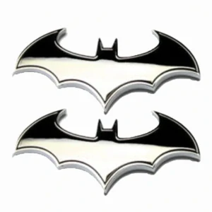 2x Nálepka na auto kovová - Batman