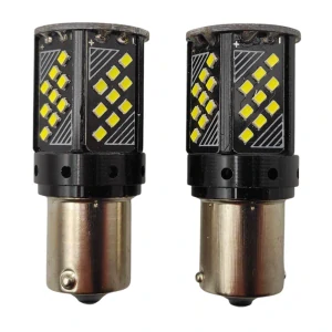 Bílá LED žárovka BA15S, 5W CANBUS, 70 SMD, 1ks