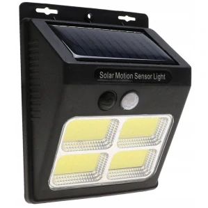 VÝPRODEJ: Solární světlo s detektorem pohybu 4 COB 40W 120°