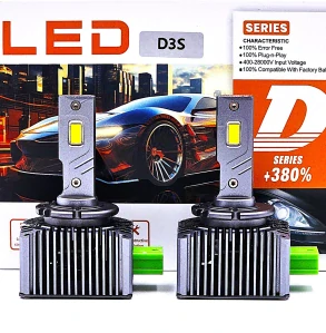 LED D3S 6000K autožárovky 2x60W, sada 2ks