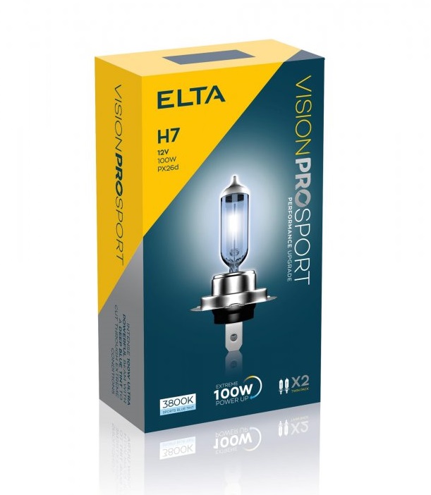 Autožárovky H7 Elta VisionPro Sport 12V 100W