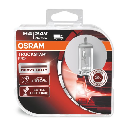 Autožárovky H4 OSRAM TruckstarPRO 75/70W -24V