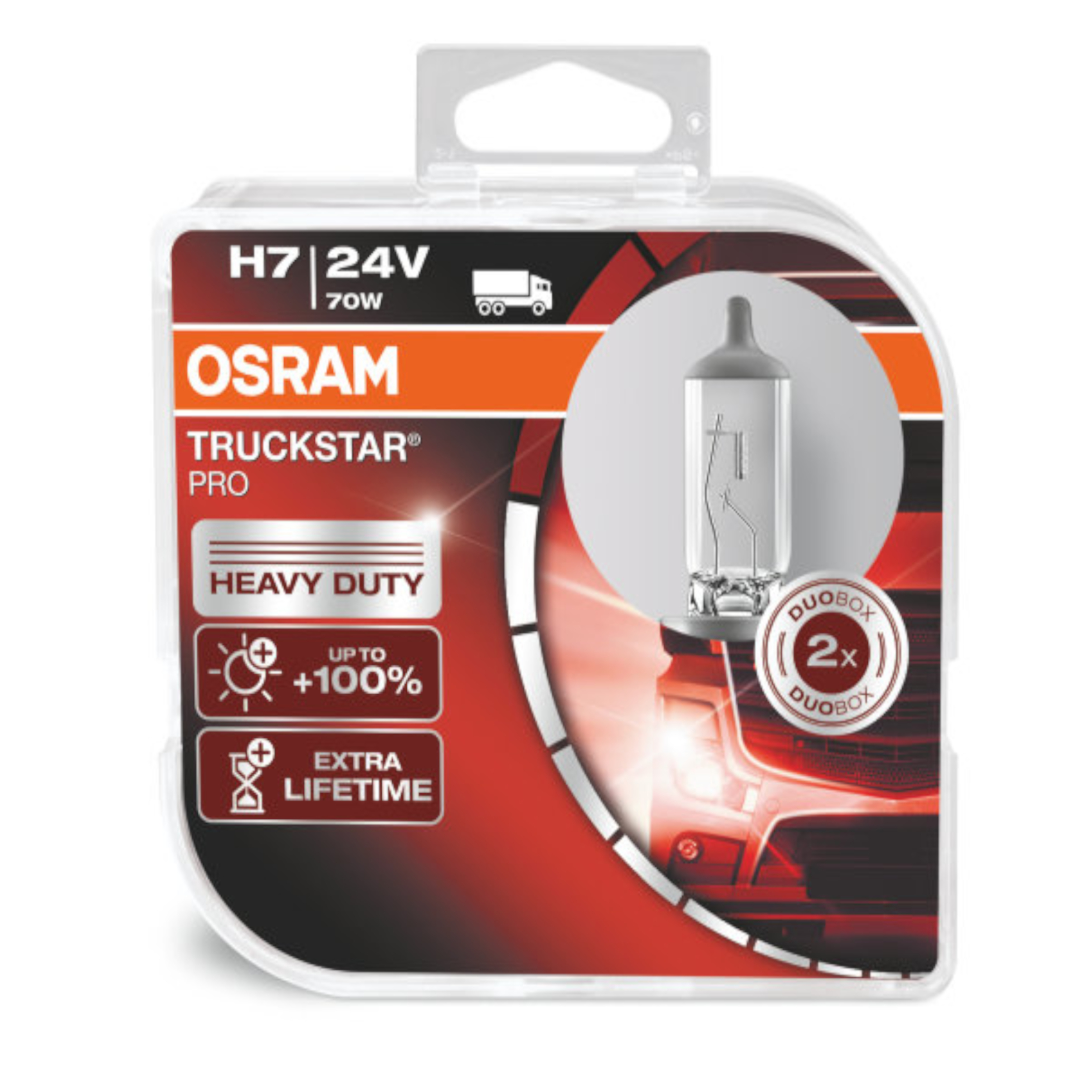 Autožárovky H7 OSRAM TruckstarPRO 70W -24V