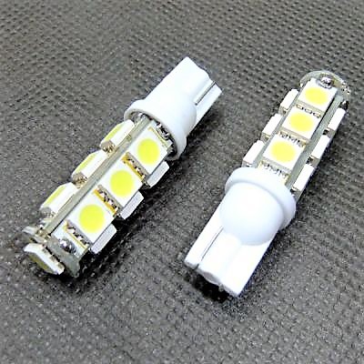 Bílá parkovací žárovka T10 - 13 x LED SMD - bezpaticové, 1ks