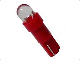 Osvětlení přístrojové desky LED červená, T5/12V/1,2W, sada 2ks