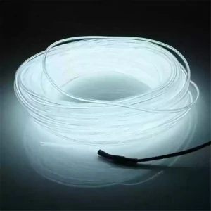 Akce - svítící LED drát, 3m, bílá barva, 12V