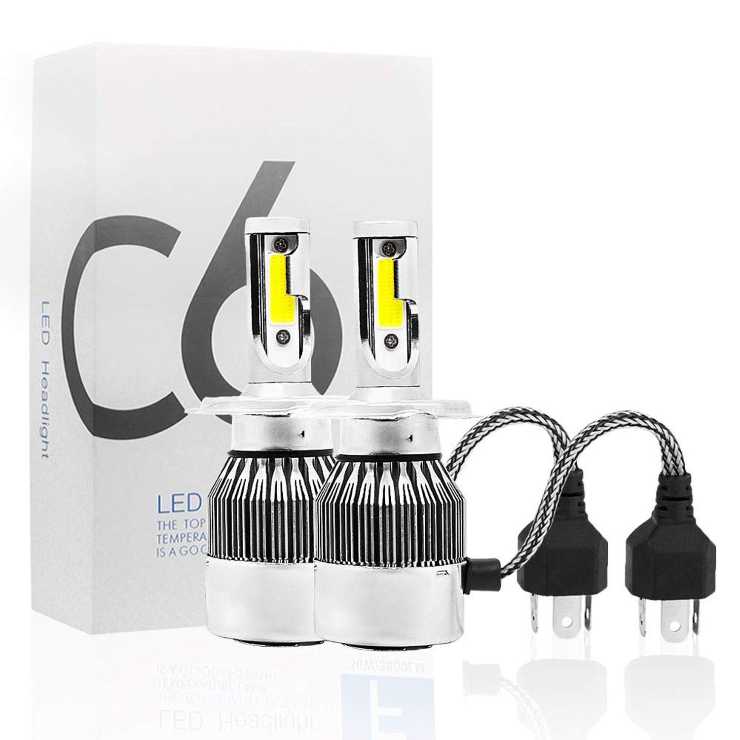 Akce - C6 H4 LED headlight 6000k 36w/3800lm 12v