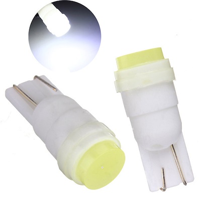 LED žárovka T10 1.5W COB W5W - 2kusy