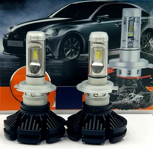 LED headlight H4 - X3 6000lm 50w IP67 - 3000k / 6500k / 8000k
