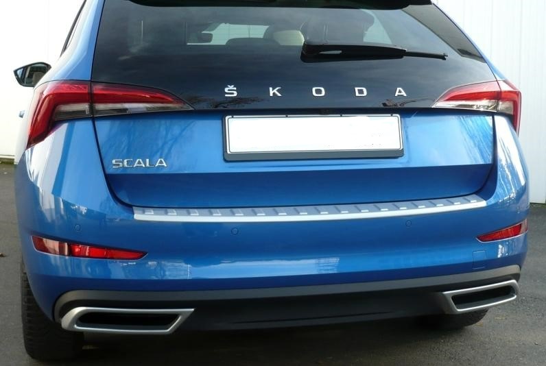 Dummy - koncovky výfuku, Alu Brush - Škoda Scala