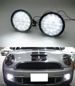 LED světla pro denní svícení 12/24V kulatá ø 90mm s homologací
