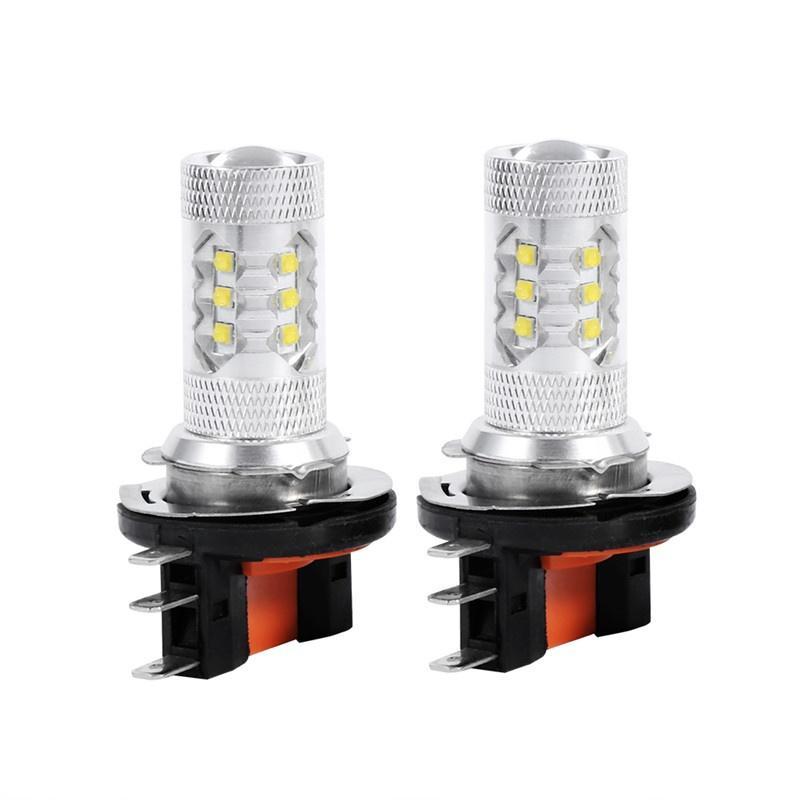 AKCE: LED žárovka H15 12V 16smd 50W 6000K - VW, AUDI, BMW, Škoda, 1 ks