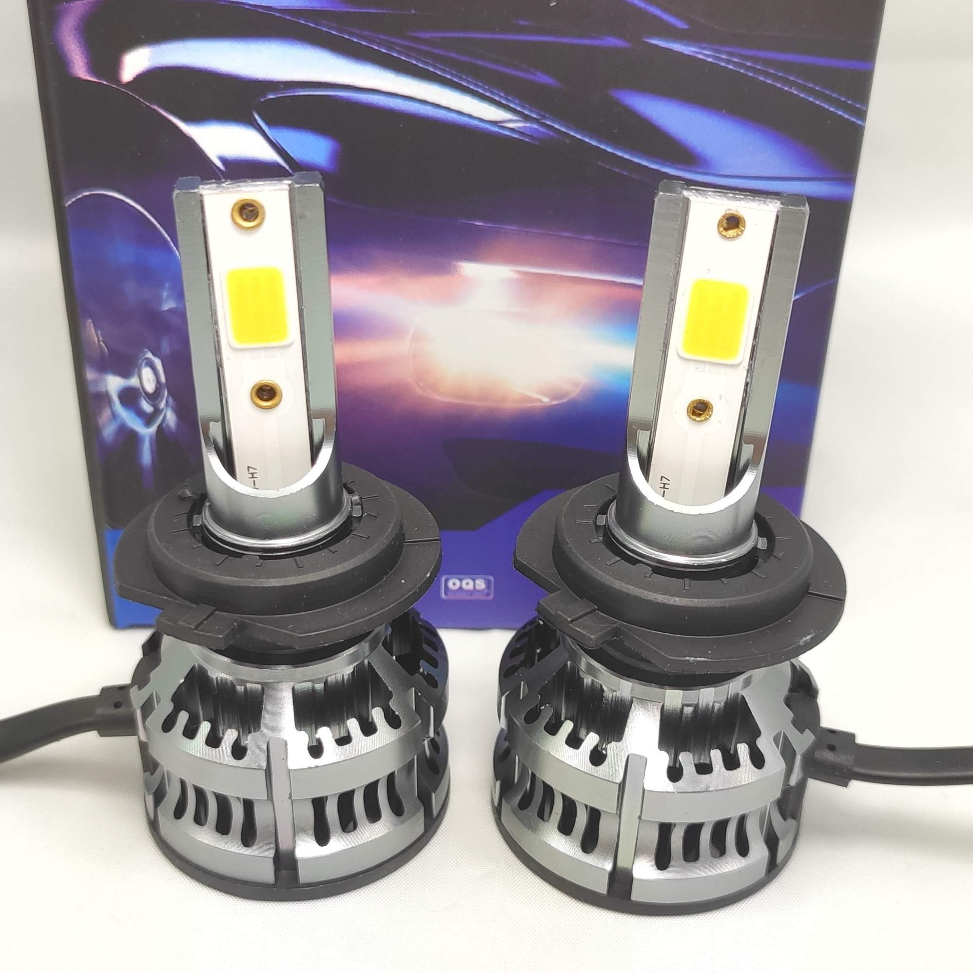 LED F2 Plus autožárovka H7 6500K 16000lm 2x40W 2xLED COB - sada 2ks