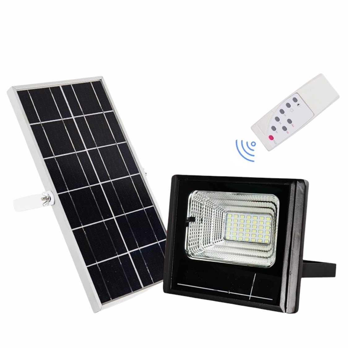 Solární LED světlo 49LED 50W 120° s dálkovým ovládáním