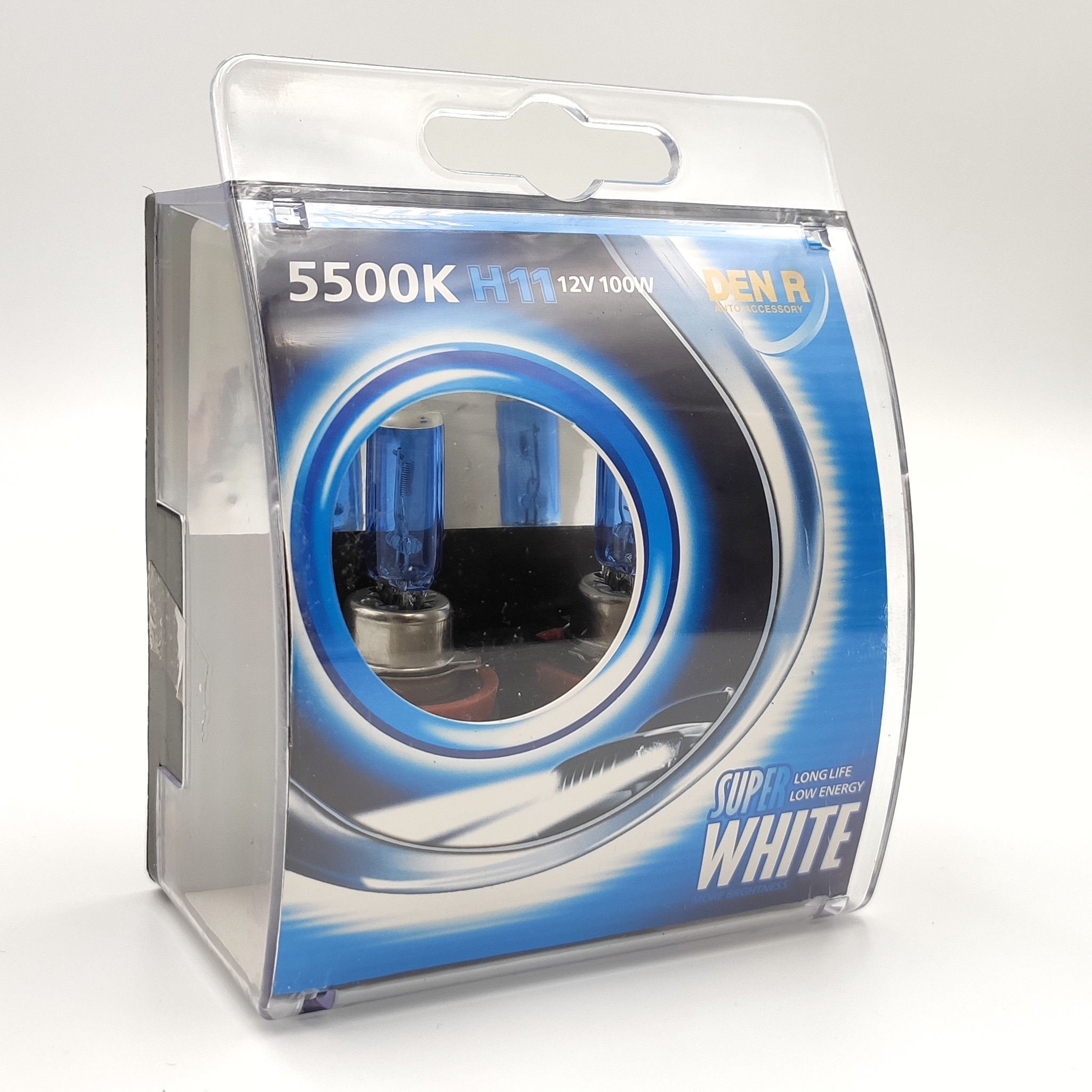 Autožárovky H11 Super white 5500K, 100W, sada 2ks