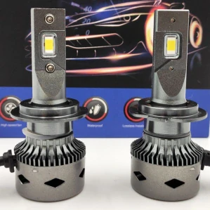 AKCE - LED autožárovka H7 6000K 40000lm 2x350W cree canbus, sada 2ks