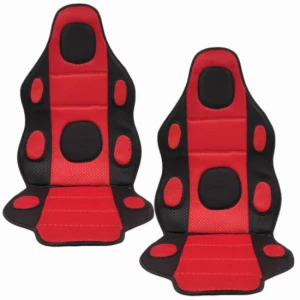 2x Autopotah do auta s magnety, černo-červený