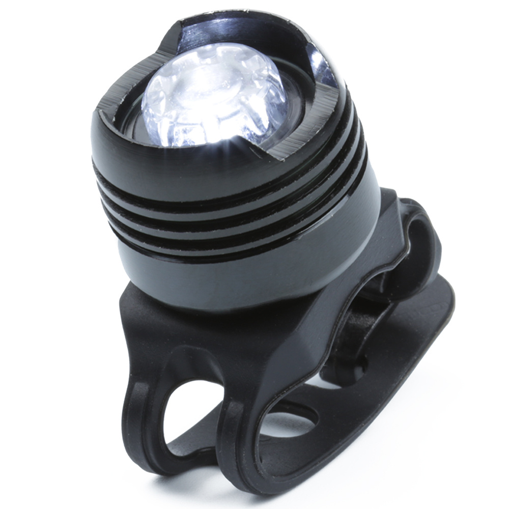 LED přední světlo na kolo bílé, 3 světelné režimy