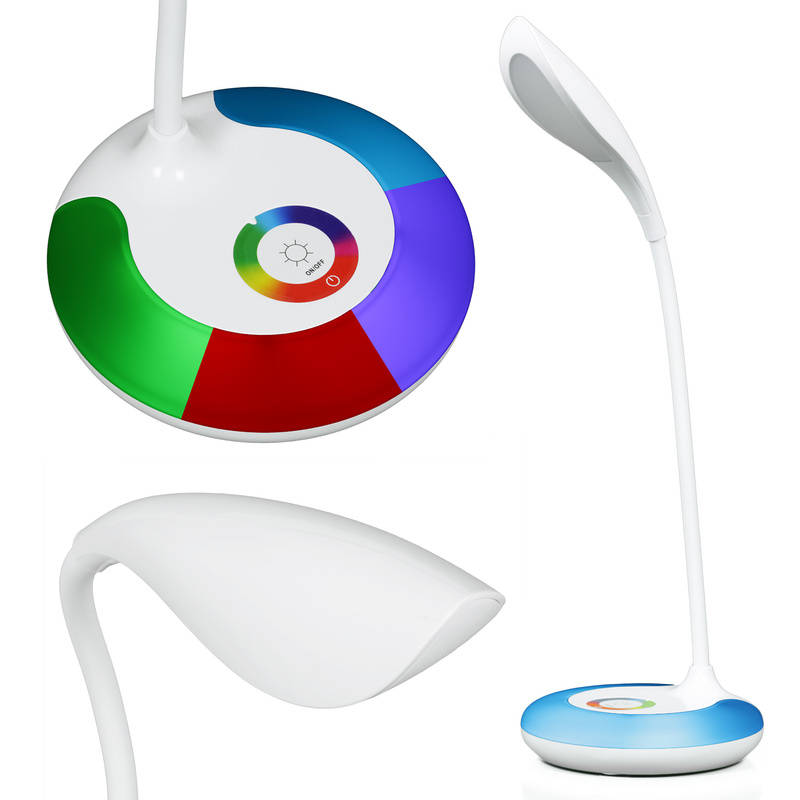 LED RGB dětská školní lampička do USB