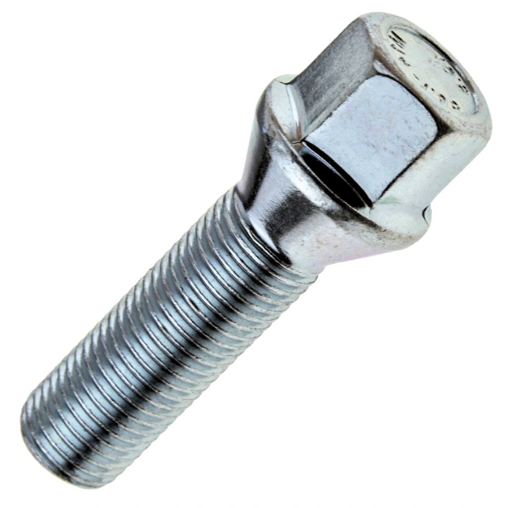 Kolový šroub M14x1,25x35mm, dosedací plocha kužel, klíč 17, pozink, BIMECC