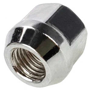 Kolová matice M12x1,5mm, dosedací plocha kužel, otevřená, klíč 19, pozink stříbrný