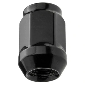 Kolová matice M12x1,5mm, dosedací plocha kužel, zavřená, klíč 19, černý pozink