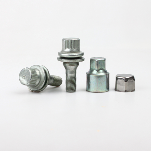 Zajišťovací šrouby SICURIT M12x1,25x36mm, plochá s podložkou, klíč 17