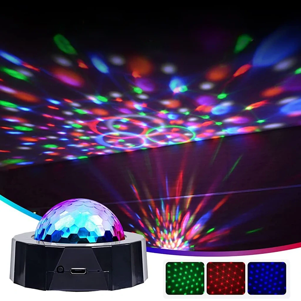 Mini USB bezdrátová disco koule 