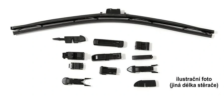 VÝPRODEJ: Stěrač HYBRID 510mm + 11 adaptérů TEFLON