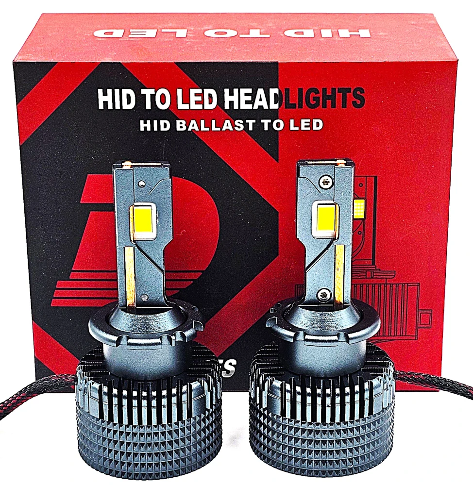 LED D4S a D4R 6000K autožárovky 2x60W, sada 2ks
