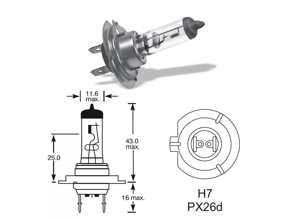 Autožárovky H7 Elta VisionPro Sport 12V 100W