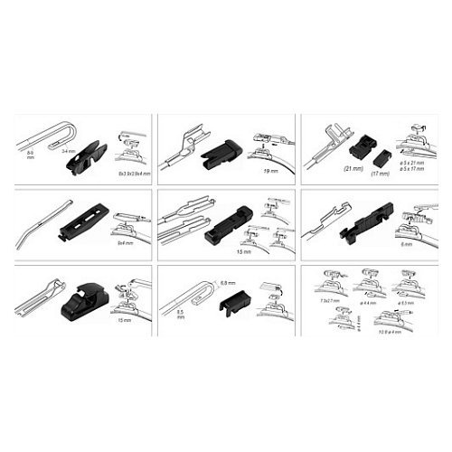 VÝPRODEJ: Stěrač FLAT MULTI 410mm