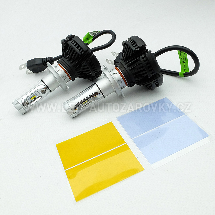 LED headlight H7 - F3-X3 7200lm 60w IP67 - 3000k / 6500k / 8000k