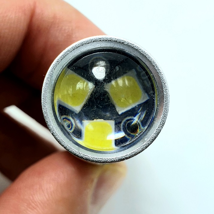 Akce - Žárovka bílá LED BA15S, canbus - vhodná i do denních světel Škoda