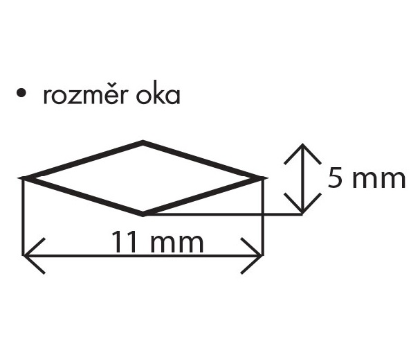 Tahokov rozměry 100 x 25cm - černý