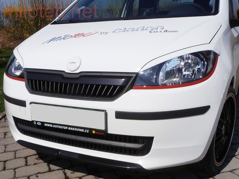Kryty světlometů (mračítka), ABS černá metalíza - Škoda Citigo