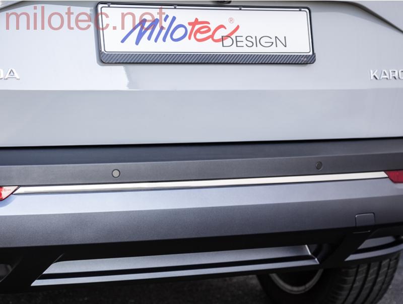 Lišta zadního nárazníku, nerez - Škoda Karoq od r.v. 2017