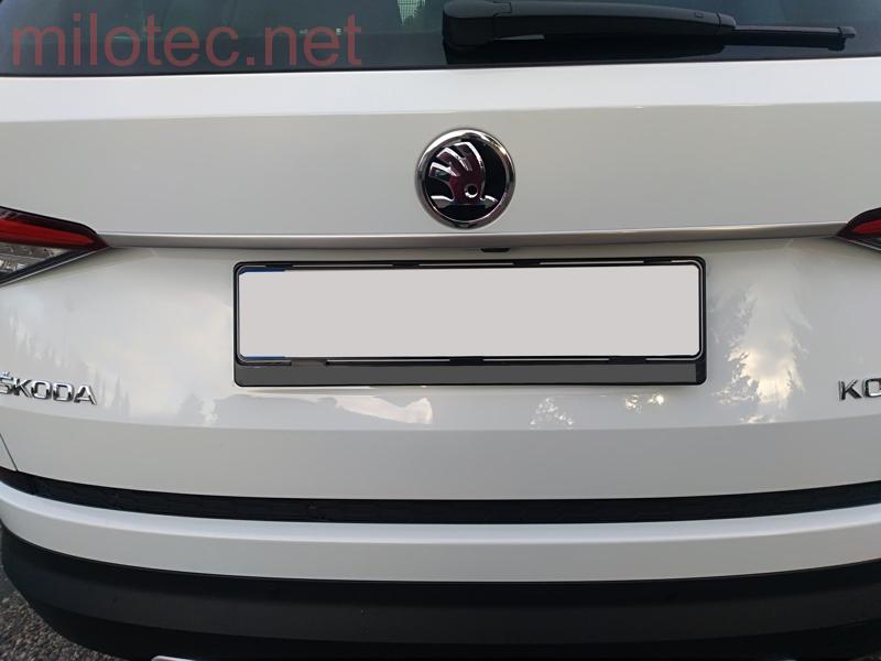 Lišta nad zadní SPZ, Alu Brush - Škoda Kodiaq