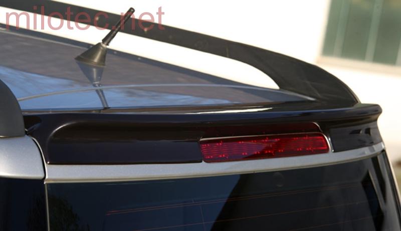 Střešní spoiler, ABS černá metalíza - Škoda Yeti