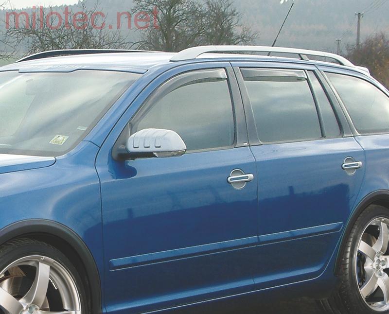 Větrné clony (ofuky), zadní - Škoda Octavia II. Combi