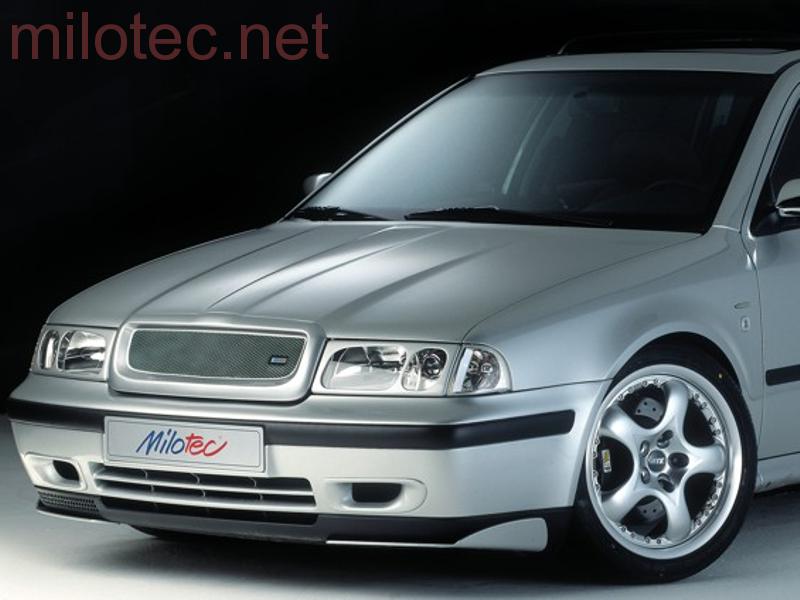 Křidélka pod přední nárazník, černá - Škoda Octavia I.