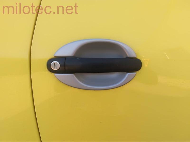 Kryty pod kliky velké, ABS stříbrný matný - Škoda Fabia I.