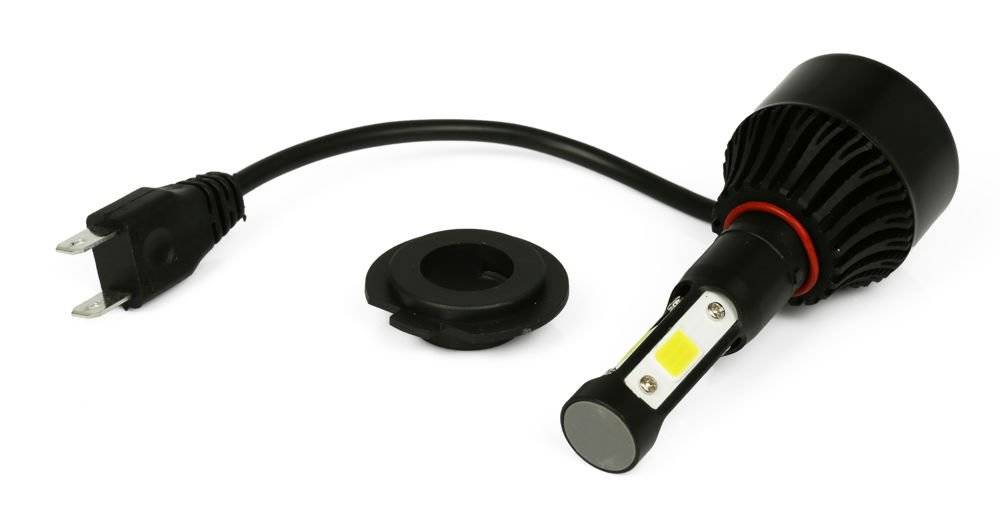 LED S4 autožárovka H7 COB canbus 16000lm 2x40W 6000K - sada 2ks