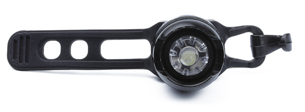 LED přední světlo na kolo bílé, 3 světelné režimy